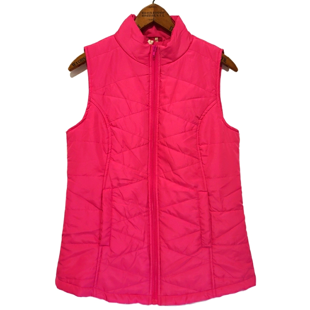 Red Camel Vest NEW Pink Quilted Size S
